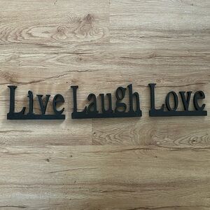 Live Laugh Love Decor